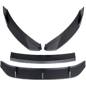 Spoiler Separator, Compatible for CC 2019 2020 2021 2022 ABS Black &ABS Carbon Bumper Front Lip Splitter Diffuser Spoiler(ABS Matte Black)