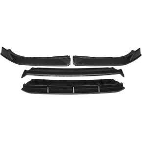 Spoiler Separator, 4PCS Black Front Bumper Lip Side Lower Splitter Spoiler Body Kit Compatible for Honda Accord 2018-2021 10th Gen Sport Car Accessories(Matte Black)