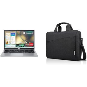 acer Aspire 3 A315-24P-R7VH Slim Laptop | 15.6" Full HD IPS Display & Lenovo Laptop Bag T210, Messenger Shoulder Bag for Laptop or Tablet