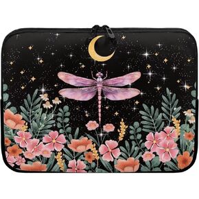 Black Brown Cow Print 15 Inch Laptop Sleeve Shockproof Slim Tablet Carrying Case Bag Easy to Carry