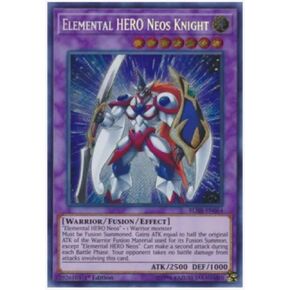 yugioh - Elemental Hero Neos Knight BLHR-EN064 Secret Rare 1st Edition - Battles of Legend: Hero's Revenge