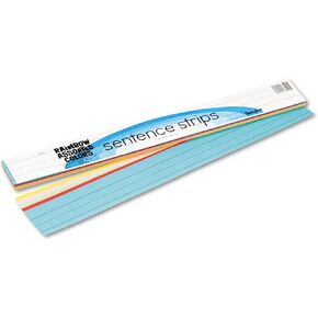 قوس قزح Kraft شرائط الجملة خفيفة الوزن ، 5 ألوان متنوعة ، 1-1/2 في × 3/4 في 3 "× 24" ، 100 شريط