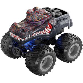 Remote Control Monster Trucks, 2.4GHz All Terrain RC Cars with Light Spray, Birthday Gift for Kids 3 4 5 6 7 8, Toddler Toys for Boys Girls 3+ Year Old