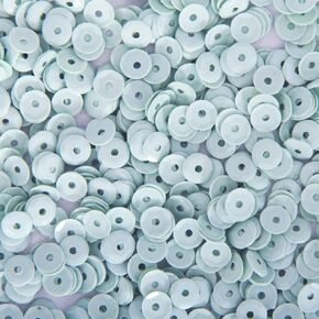 Loose Cup Pastel Sequins - 6mm - Cream - 5 Gross (720 pcs/pk)