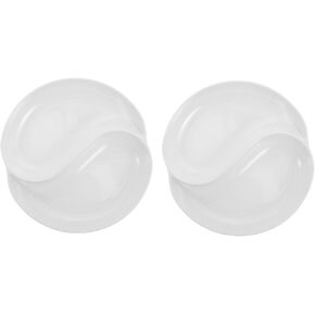 NUOBESTY 2pcs Watercolor Mixing Trays Ink Dish for Mixing and Blending for Calligraphy and Art Supplies Smooth for Convenient Use