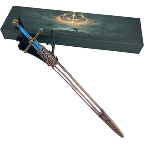 Superbuybox Game Elden Ring DLC Shadow of The Erdtree 12''30cm Carian Knight's Sword Giftbox Martial Arts Game Collection Gift Desk Decor w/Display Stand