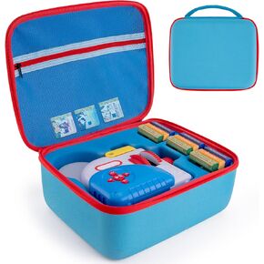 Case Compatible with Little Tikes Story Dream Machine Books Starter Set, Carrying Case for Little Tikes Projector Storybook Audio Play and Character, Gifts for Girls Boys, Pink (Case Only)