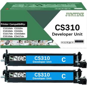 CS310 Developer Unit Replacement for Lexmark CS310 Developer Unit Compatible with Lexmark CS310dn CX510dhe CX410e CS510de CX410de CS317dn CS517de CS310n CX410dte Printers(2-PK,Black)