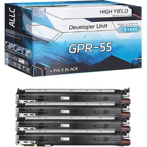Compatible for Canon GPR-55 Developer Unit Work for Canon imageRUNNER Advance C5550iIII C5560i C5560iII C5560iIII DX6000i DXC5735i DXC5740i DXC5750i Printers (3 Pack Black)