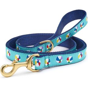 Up Country Beach Balls Dog Leash (5 Foot) (5' Wide (1" Width))