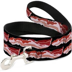 Dog Leash Bacon 6 Feet Long 1.0 Inch Wide