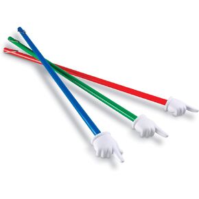 Learning Resources 24-Inch Hand Pointers, Whiteboards, Presentation, Classroom Accessories, Teacher Aids, Set of 3, Grades PreK+, Ages 3+
