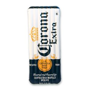 Corona Beer Sun Bed - Large Corona Branded Pool Float Mat - Includes Cup Holder, Pool Raft for Adults