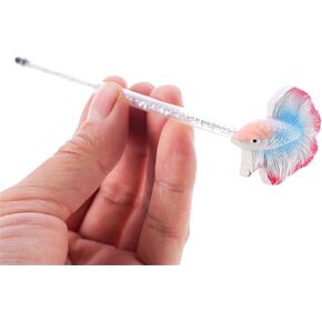 Fish Training Wand for Betta Starter Betta Kits Tail Training Stick Aquariums Wand Betta Fish Wand Fishtank Decoration