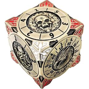 DND Spinner Dice 7-in-1 Metal D&D Dice Set ، فريدة من نوعها الزهر متعدد السطوح للزجاجات والتنين ، والراحة ثلاثية الأبعاد للعب دور الأدوار ، و DND GIFTS لـ DM & Players