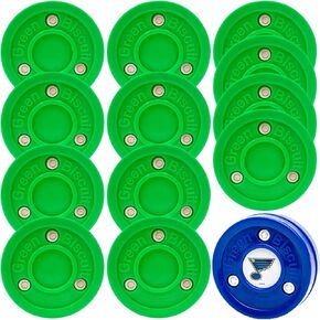 Green Biscuit Green 12 Pack Passers, Smart- NHL Puck/GB Sticker