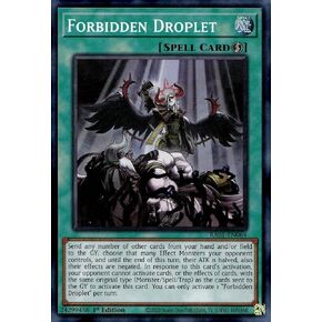 Forbidden Droplet - RA01-EN064 - Super Rare - 1st Edition