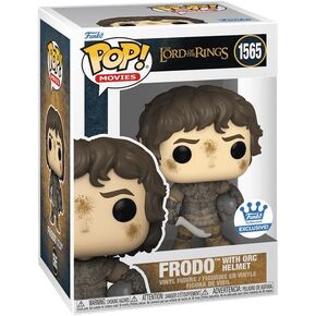 Funko Pop! The Lord of The Rings Frodo Baggins with Orc Helmet Vinyl Figure, 3.7 inches