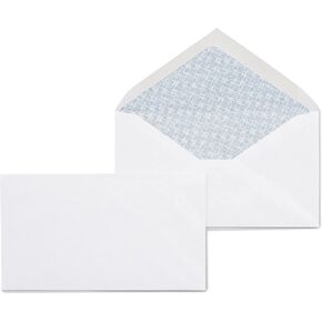 Staples Gummed Security ملون #6 3/4 مظاريف الأعمال ، 3 5/8 بوصة × 6 1/2 بوصة ، أبيض ، 500/كرتون (ST19254-CCVS)