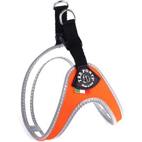 TRE PONTI Easy Fit Fix Neon Dog Harness, Size 1, Orange