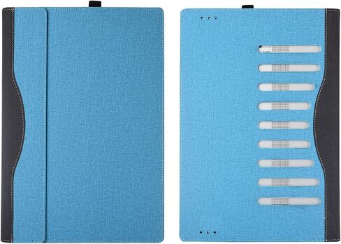 Laptop Cover Case for Lenovo IdeaPad Slim 3 | 3i 15″ 2022-2024 15ABR8 / 15AMN8 / 15IAH8 / 15IAN8 / 15IRH8 / 15IRU8.2-in-1 PU Leather Detachable Notebook Sleeve (Light Blue) in Saudi Arabia