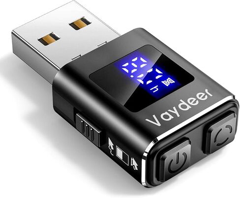 Vaydeer Mini Metal Mouse Jiggler, Made of Premium Aluminum Alloy, Longer Life Span, Plug and Play, 100% Undetectable, 3 Natural and Random Tracks, USB Mouse Mover to Boost Your Productivity in Saudi Arabia