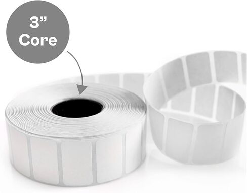 PSBM Direct Thermal Labels, 4x2 Inch, 4 Rolls, 2875 Labels/Roll, 3 Inch Core, Perforated, Works with Zebra, Sato, Datamax, Intermex, Honeywell and Many Other Label Printers in Saudi Arabia