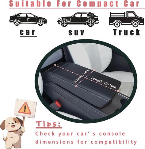 Cullaby Center Console Dog Car Car المقعد لدعم وحدة التحكم المركزية المدمجة للسيارات مع حزام الأمان ووسادة ناعمة ، مقعد الحيوانات الأليفة المضاد للذراعين للكلاب الصغيرة الإضافية (يناسب الكلاب حتى 11 رطلاً ، ورديًا) in Kuwait