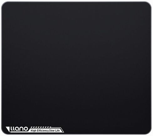 llano MP001 Tempered Glass Gaming Mouse Pad for FPS Gamers, 17.7"x15.8" Large Ultra-Smooth 0.85μm Micro-Etched Surface, 3mm Thick, Non-Slip Base, Compatible with Razer Viper/Logitech G502, Large in Saudi Arabia