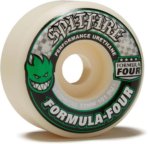 Spitfire Formula Four 101D عجلات مخروطية باللون الأخضر 52 ملم in Saudi Arabia