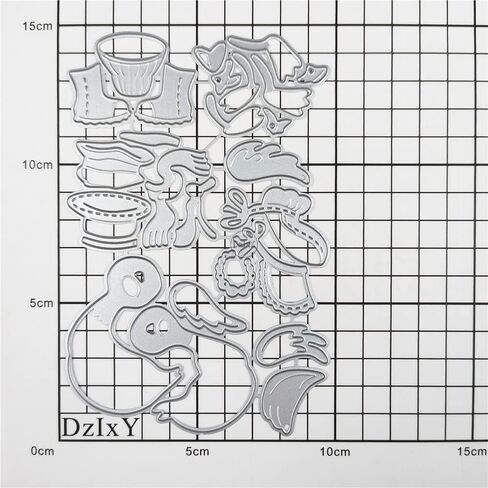 Dzixy Patchwork Bird Pigeon Cutting Metal Dies for Card Making Kiting Paper Die Cuts Stet Scrapbook Stencils Supplies Machine Templates in Kuwait