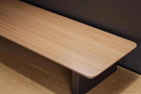 Large Wood Desk Shelf / Dual Monitor Stand / Computer Monitor Riser Desk Stand / Wooden monitor stand for desk 2 monitors (Dark Walnut) in Saudi Arabia