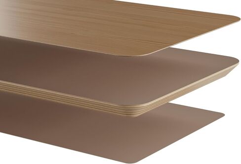 Large Wood Desk Shelf / Dual Monitor Stand / Computer Monitor Riser Desk Stand / Wooden monitor stand for desk 2 monitors (Dark Walnut) in Saudi Arabia