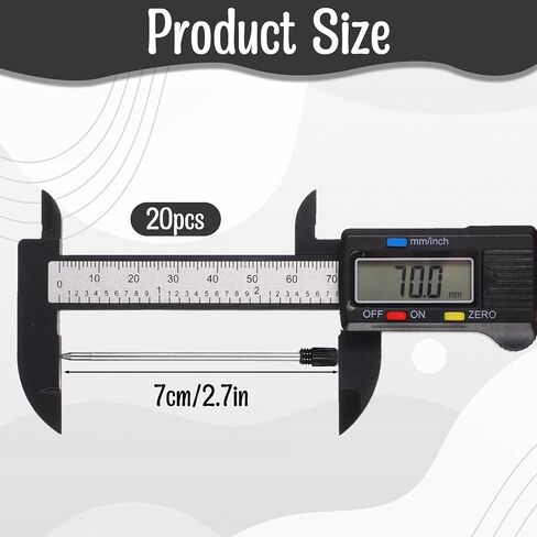 20pcs 2.75in نقاط الحبر pens ، 1 مم متوسطة طرف أسود حبر إعادة ملء القابلة للاستبدال نقاط المعادن إعادة ملء أقلام القابلة للاستبدال المعادن المعادن d1 (أسود) in Kuwait