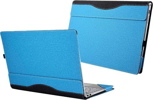 غطاء حالة الكمبيوتر المحمول لـ 16 بوصة 2024 New Dell Inspiron 16 Plus 7640 ومتوافق مع Dell Inspiron 16 5635 5630 كمبيوتر محمول كمبيوتر ، ملحق PU Leather Detector Capitory (Sky Blue) in Kuwait