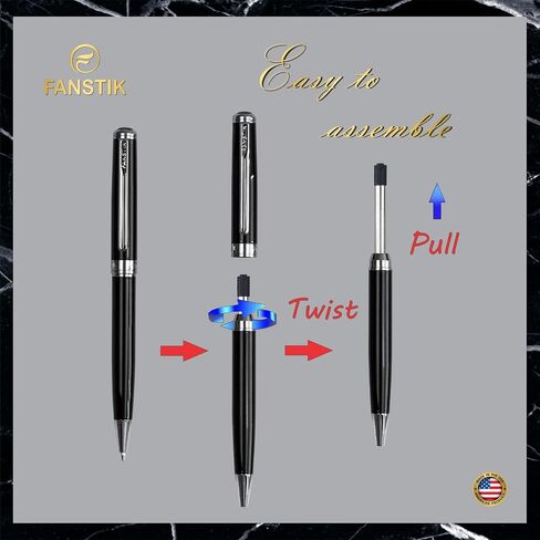 Personalized Luxury Gold Rollerball pens (MADE IN USA) Fancy Pen, Real 24K Gold Plating, Best Rollerball Gift Set for Men and Women, Professional Executive Gift Set (Lux Custom-Roller Gld) in Saudi Arabia