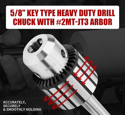 ظرف مثقاب عالي التحمل من النوع الرئيسي مقاس 1/2 بوصة مع أربور #2MT in Kuwait