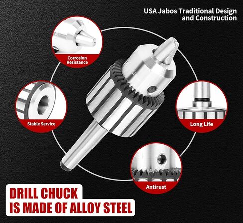 ظرف مثقاب عالي التحمل من النوع الرئيسي مقاس 1/2 بوصة مع أربور #2MT in Kuwait