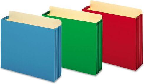 Pendaflex FC1524PBLU File Cabinet Pockets, Straight Cut, 1 Pocket, Letter, Blue (Box of 10) in Saudi Arabia