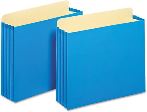 Pendaflex FC1524PBLU File Cabinet Pockets, Straight Cut, 1 Pocket, Letter, Blue (Box of 10) in Saudi Arabia