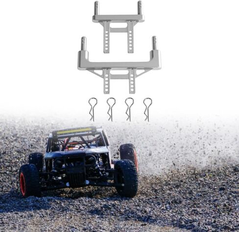 Dynwave RC CAR CAR الأمامي الأعمدة القشرة الخلفية 1/16 RC مركبة جسم تركيبات قطع الغيار جزء إكسسوارات ترقية المعادن أعمدة قذيفة ل Q130 in Kuwait