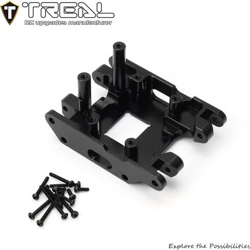 TREAL TRX4MT Center Skid Plate Aluminum 7075 Hobbies Upgrades for 1/18 TRX-4MT F-150 K10 Monster Truck(Black) in Kuwait