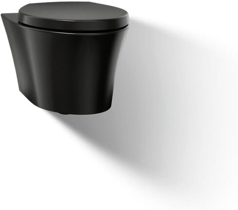 Kohler 31539-0 K-31539-0 Veil Wall-Hung Dula Flush Toilet, White in Saudi Arabia