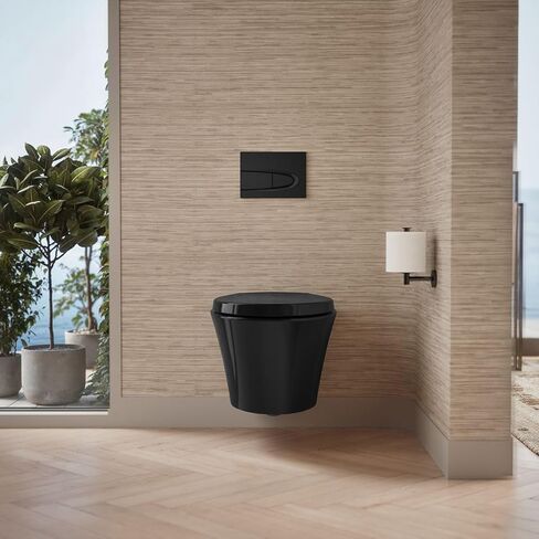 Kohler 31539-0 K-31539-0 Veil Wall-Hung Dula Flush Toilet, White in Saudi Arabia