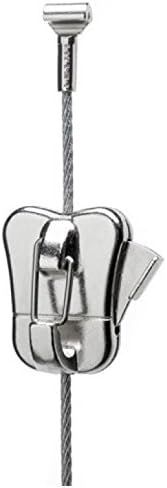 STAS Zipper Pro - Picture Hanging Security Hooks for Perlon Cords or Steel Cables or Wires (20) in Kuwait