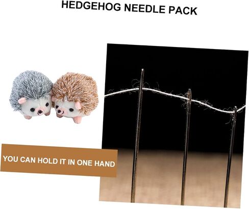 EXCEART 2pcs Pin Bag Sewing Pin Storage Sewing Pin Pillow Fabric Hand Sewing Needles Plush Pillow Stuffed Hedgehog Needle Pincushion Patchwork Pin Holder Sewing Pincushion Cloth Supplies in Saudi Arabia