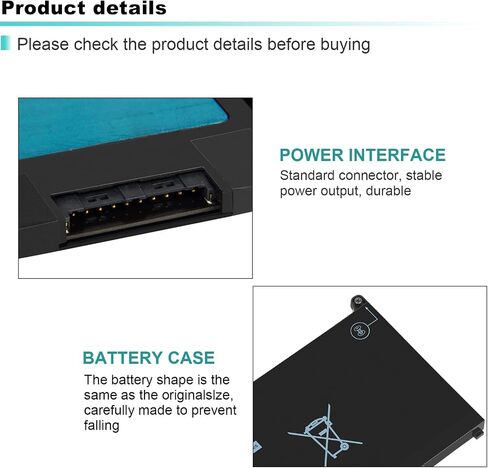 Futurebatt Performance Laptop Battery Replacement for Dell Latitude E6120 E6220 E6230 E6320 E6320xfr E6330 E6430s Series, p/n 312-1241 312-1242 FRROG [Li-ion 11.1v 5200mah] in Saudi Arabia