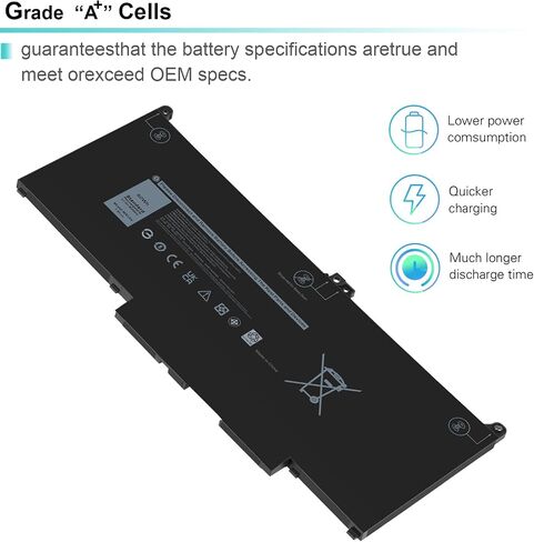 Futurebatt Performance Laptop Battery Replacement for Dell Latitude E6120 E6220 E6230 E6320 E6320xfr E6330 E6430s Series, p/n 312-1241 312-1242 FRROG [Li-ion 11.1v 5200mah] in Saudi Arabia
