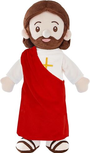 Jesus Plush Doll Jesus Plushie Stuffed Toy Christian Stuff Religious for Kids Christening Easter 14.2" (Blue) in Saudi Arabia