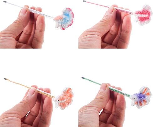 Fish Training Wand for Betta Starter Betta Kits Tail Training Stick Aquariums Wand Betta Fish Wand Fishtank Decoration in Saudi Arabia